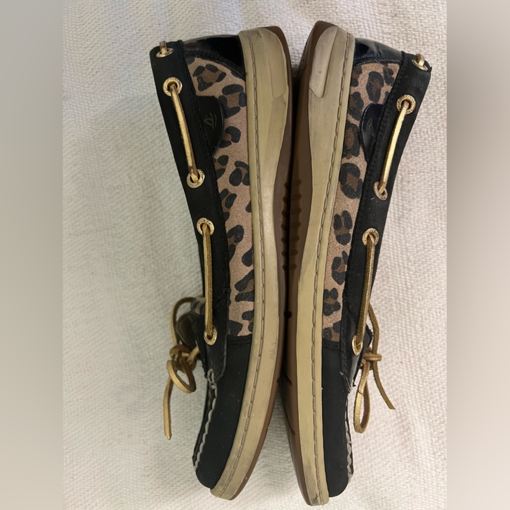 Sperry Women’s loafer black and animal print, 8.5 M - Picture 5 of 10